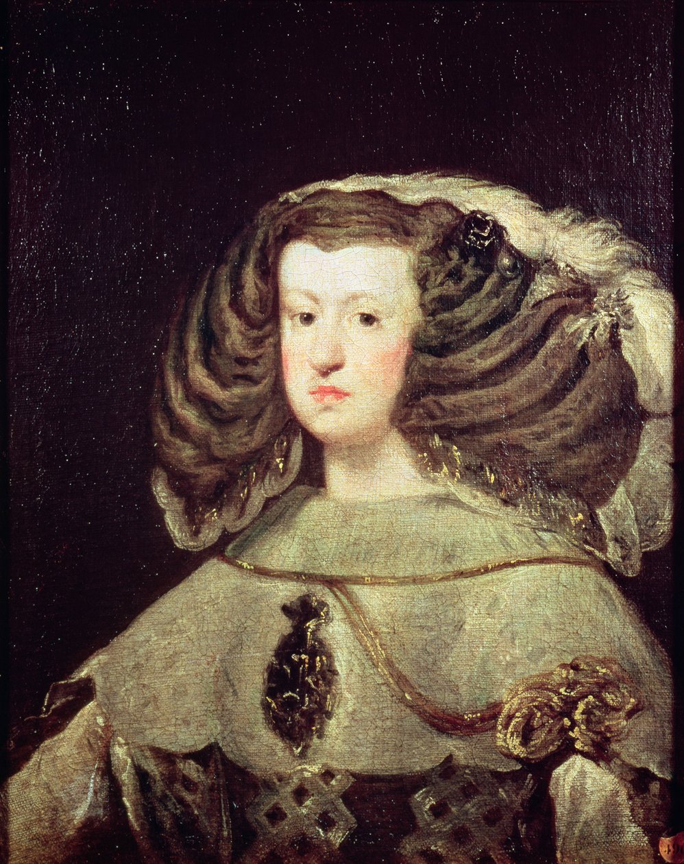 Itävallan kuningatar Mariana tekijältä Diego Velázquez
