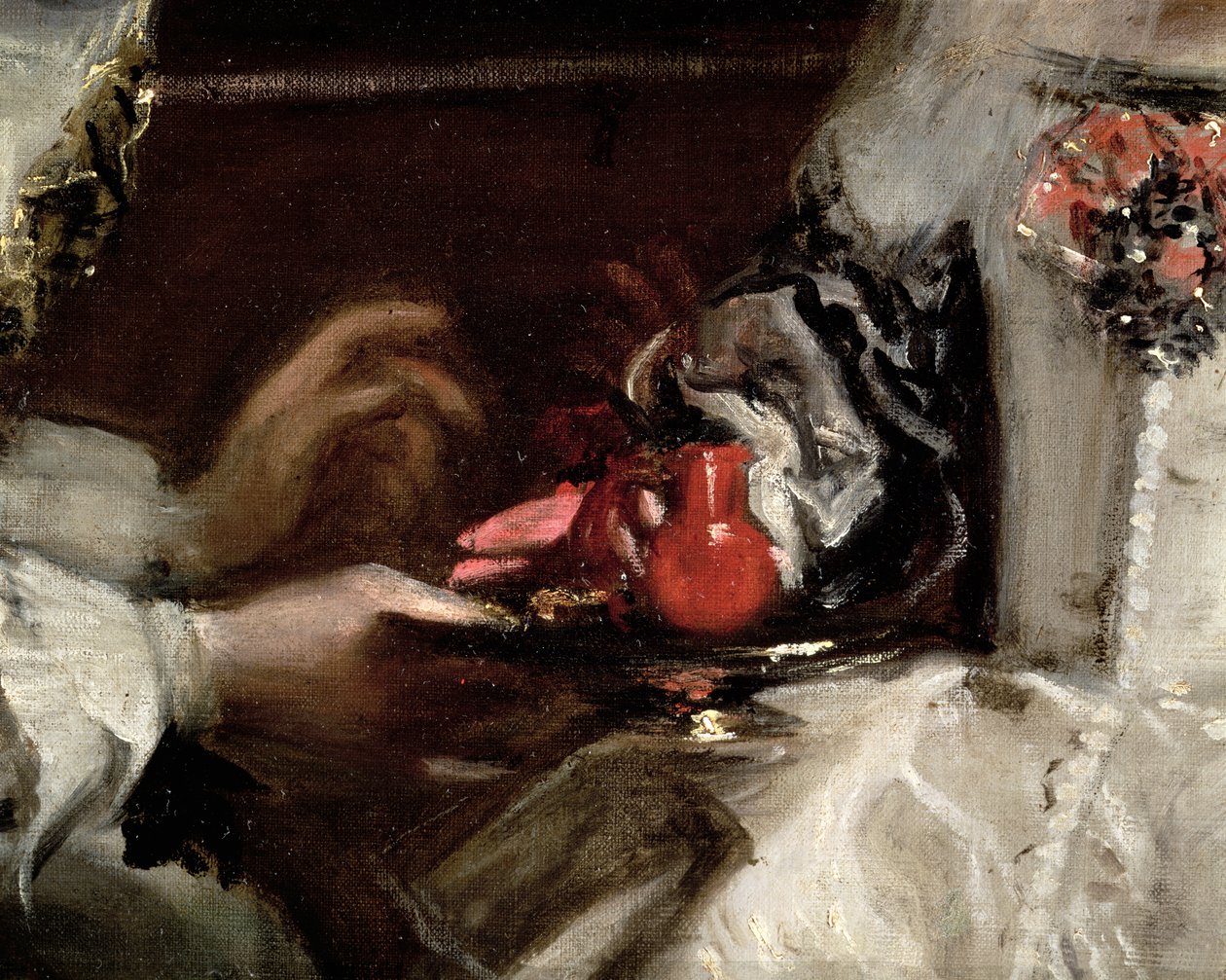 Infanta Margarita Marian rintakoru, Las Meninas -teoksesta (yksityiskohta kuvasta 405). tekijältä Diego Velázquez