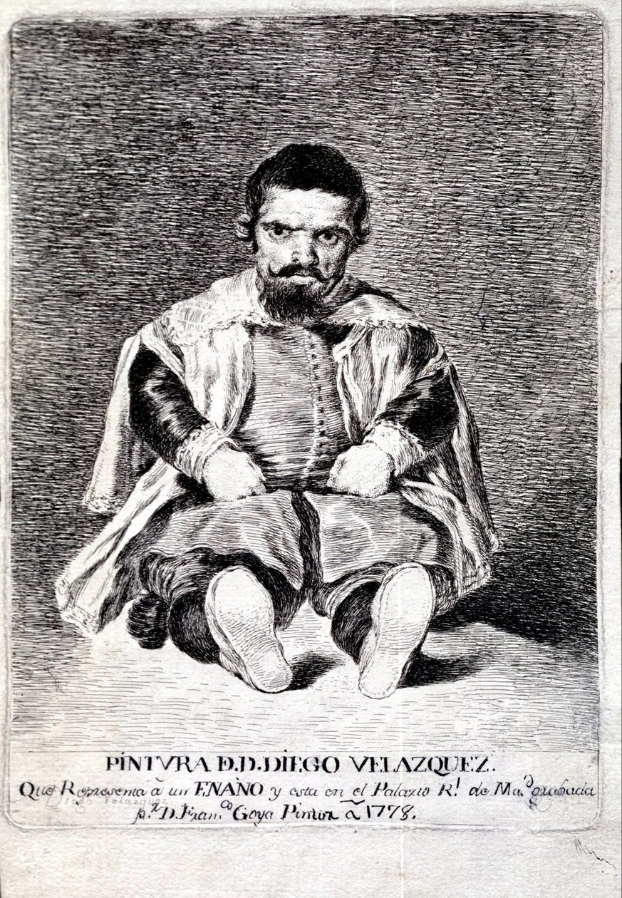 Kääpiö, Sebastián de Morra, Felipe IV: n hovissa tekijältä Diego Velázquez