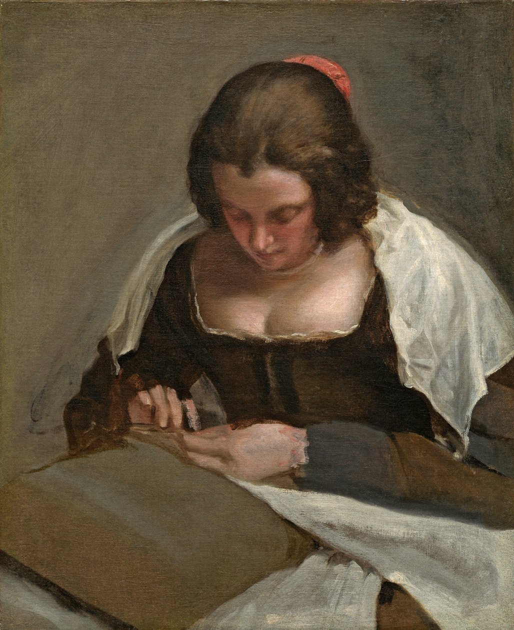 The Needlewoman, n. 1640-50 tekijältä Diego Velázquez