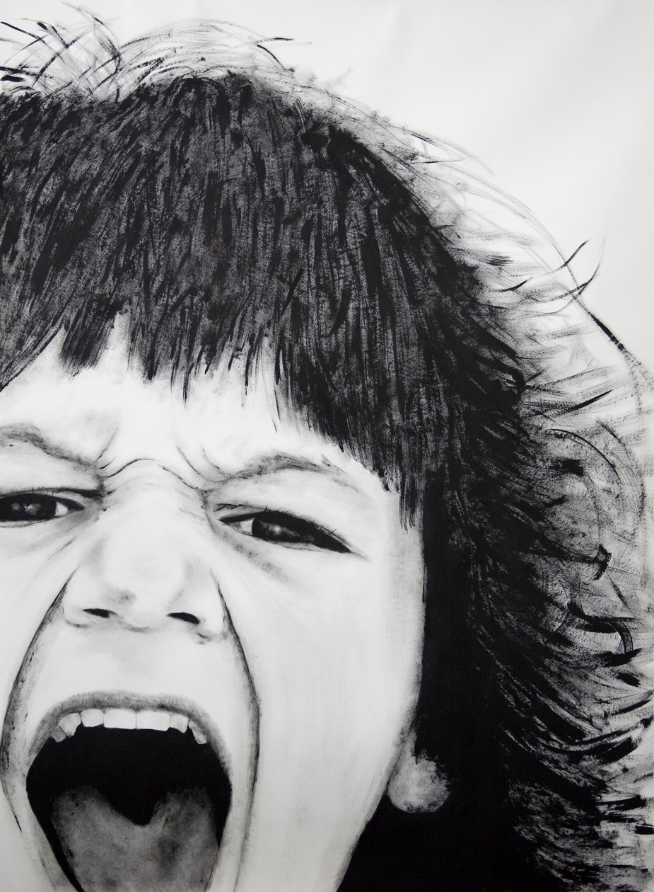 Ernesto 1 (Kids-sarja), 2008 (akryyli paperille) tekijältä Diego Beyro