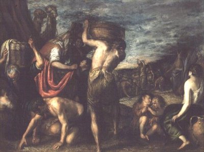 The Fall of Manna (öljy kankaalle) tekijältä Diego Polo