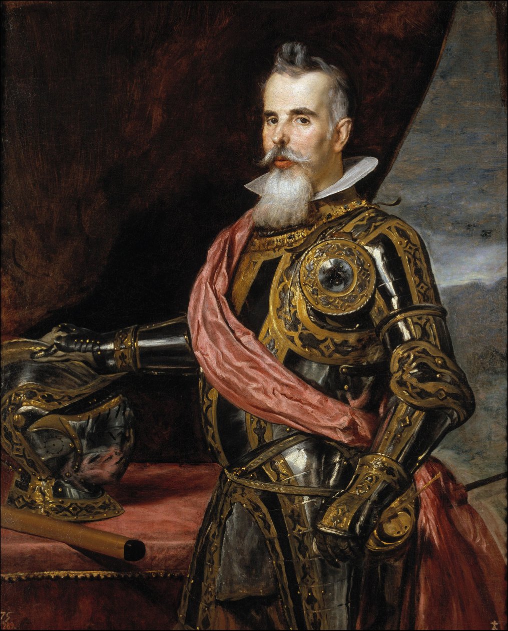 Juan Francisco de Pimentel, Benaventen kreivi, n. 1648 (öljy kankaalle) tekijältä Diego Rodriguez de Silva y (attr. to) Velazquez