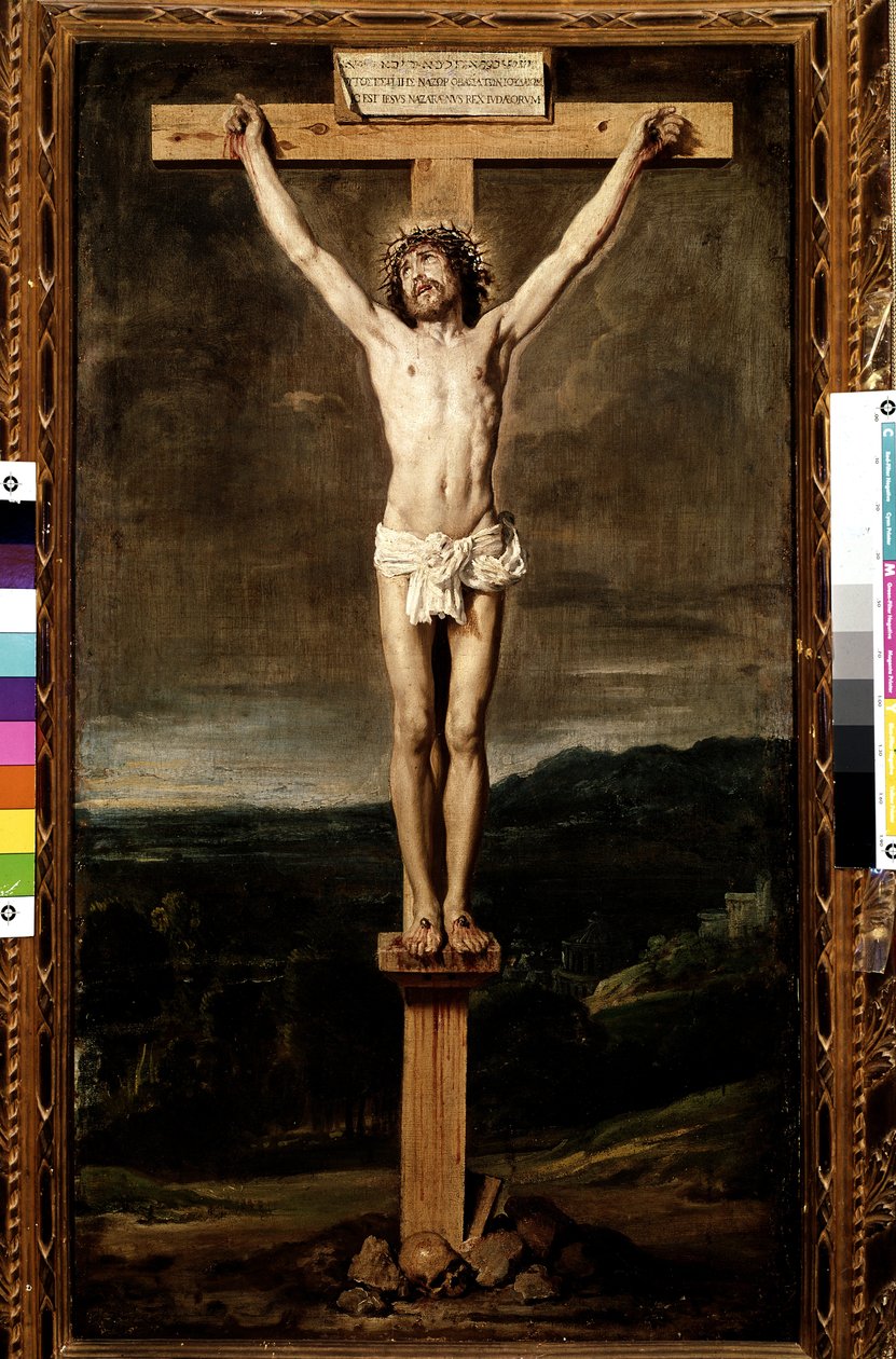 Ristiinnaulitseminen (öljy kankaalle tekijältä Diego Velázquez