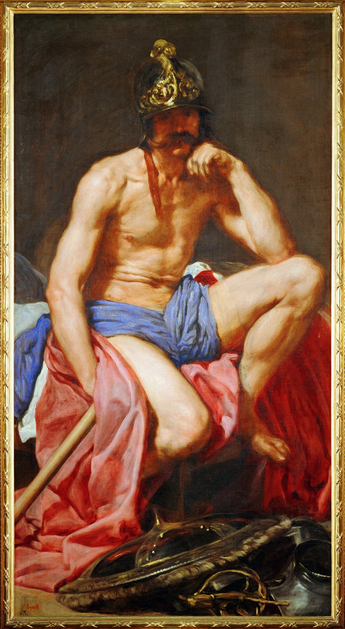 God Mars (maalaus kankaalle) tekijältä Diego Rodriguez de Silva y Velazquez