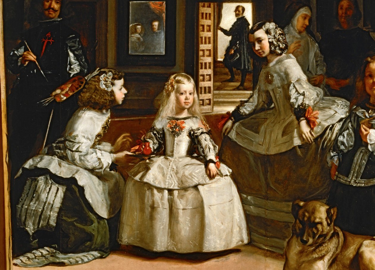 Las Meninas ... (maalaus kankaalle) tekijältä Diego Rodriguez de Silva y Velazquez