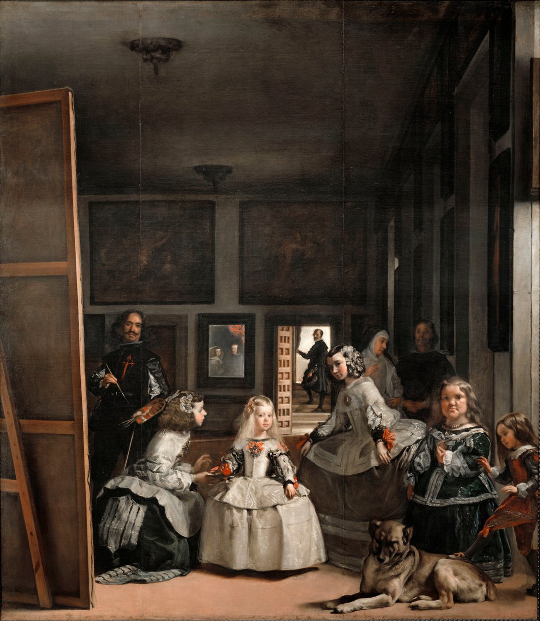 Las Meninas eli Philip IV:n perhe, n. 1656 (öljy kankaalle) tekijältä Diego Velázquez