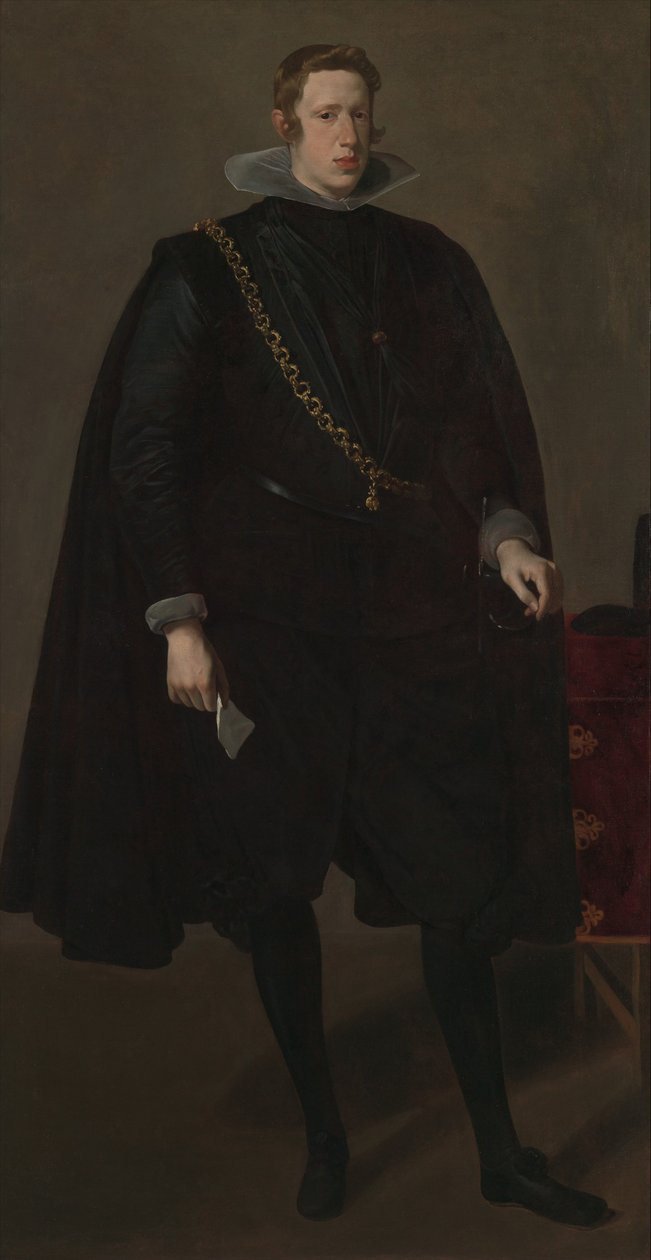 Filip IV, Espanjan kuningas, noin 1624 (öljy kankaalle). tekijältä Diego Velázquez