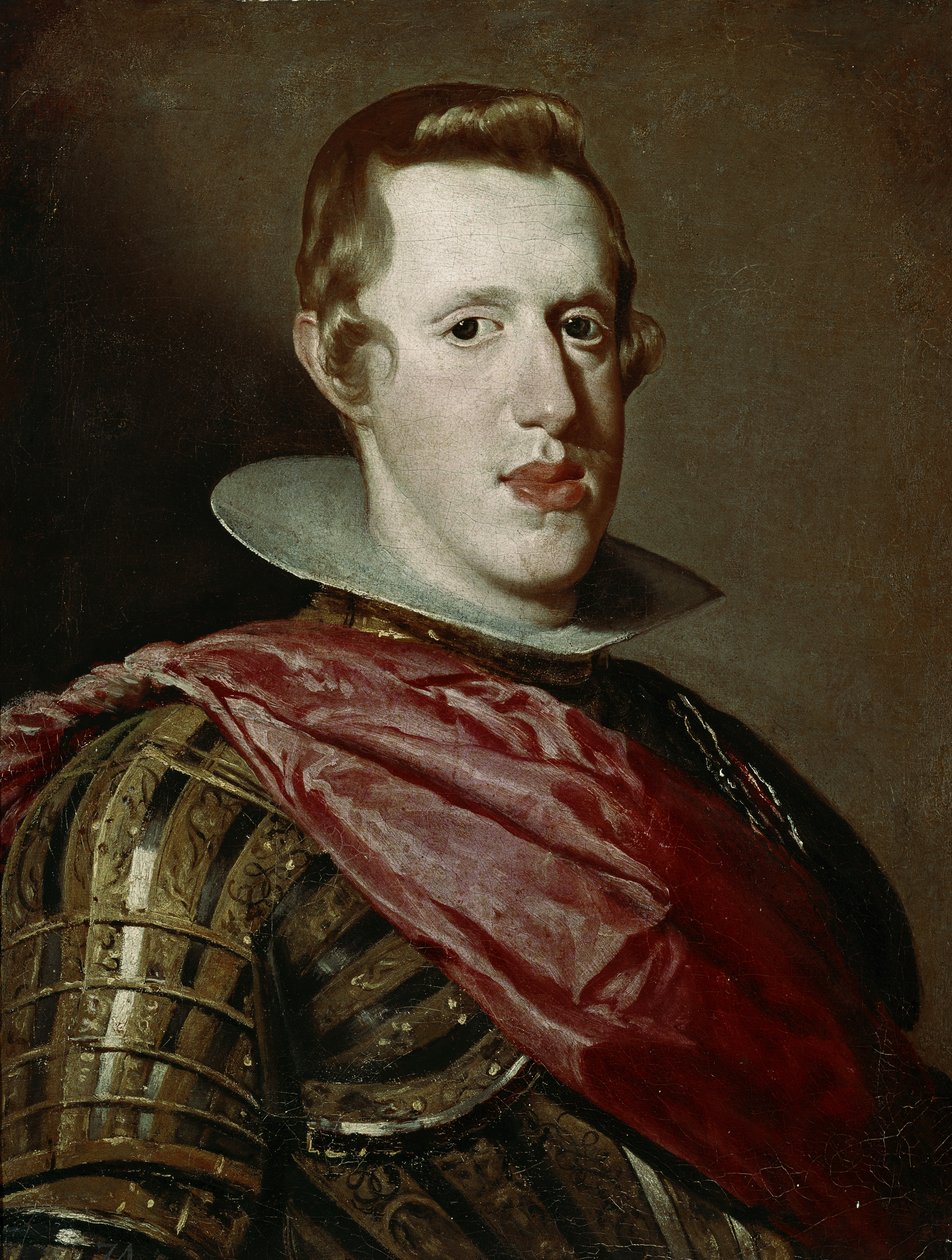 Espanjalaisen Filippo IV:n muotokuva panssariineen, n. 1625-1628 (öljy kankaalle) tekijältä Diego Rodriguez de Silva y Velazquez