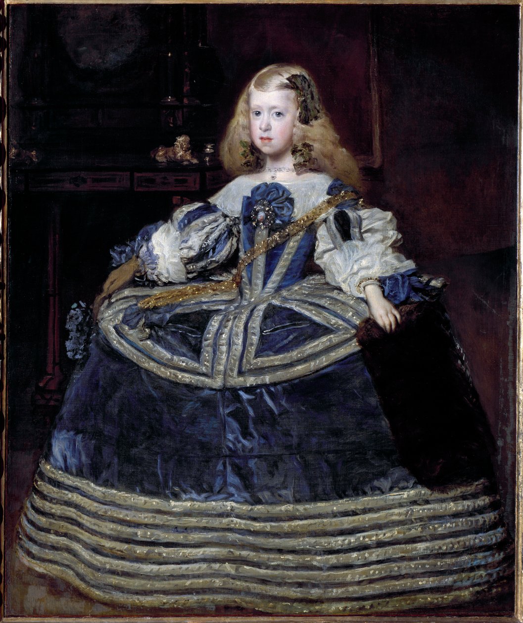 Muotokuva Margaret Teresasta, Espanjan pikkulapsesta ja Pyhän Rooman valtakunnan keisarinnasta (öljy kankaalle tekijältä Diego Velázquez