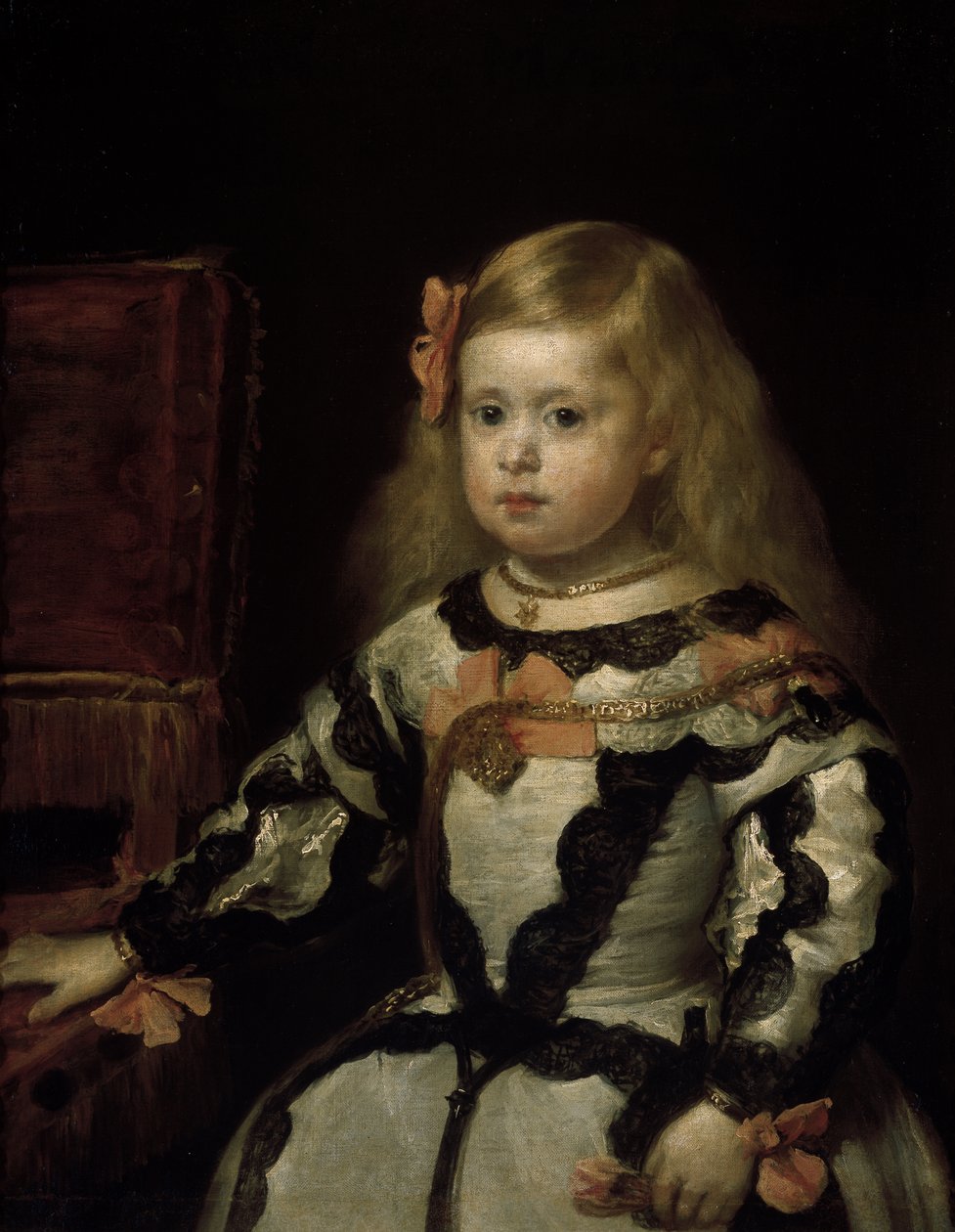 Muotokuva Infanta Margheritasta 4-vuotiaana tekijältä Diego Rodriguez de Silva y Velazquez