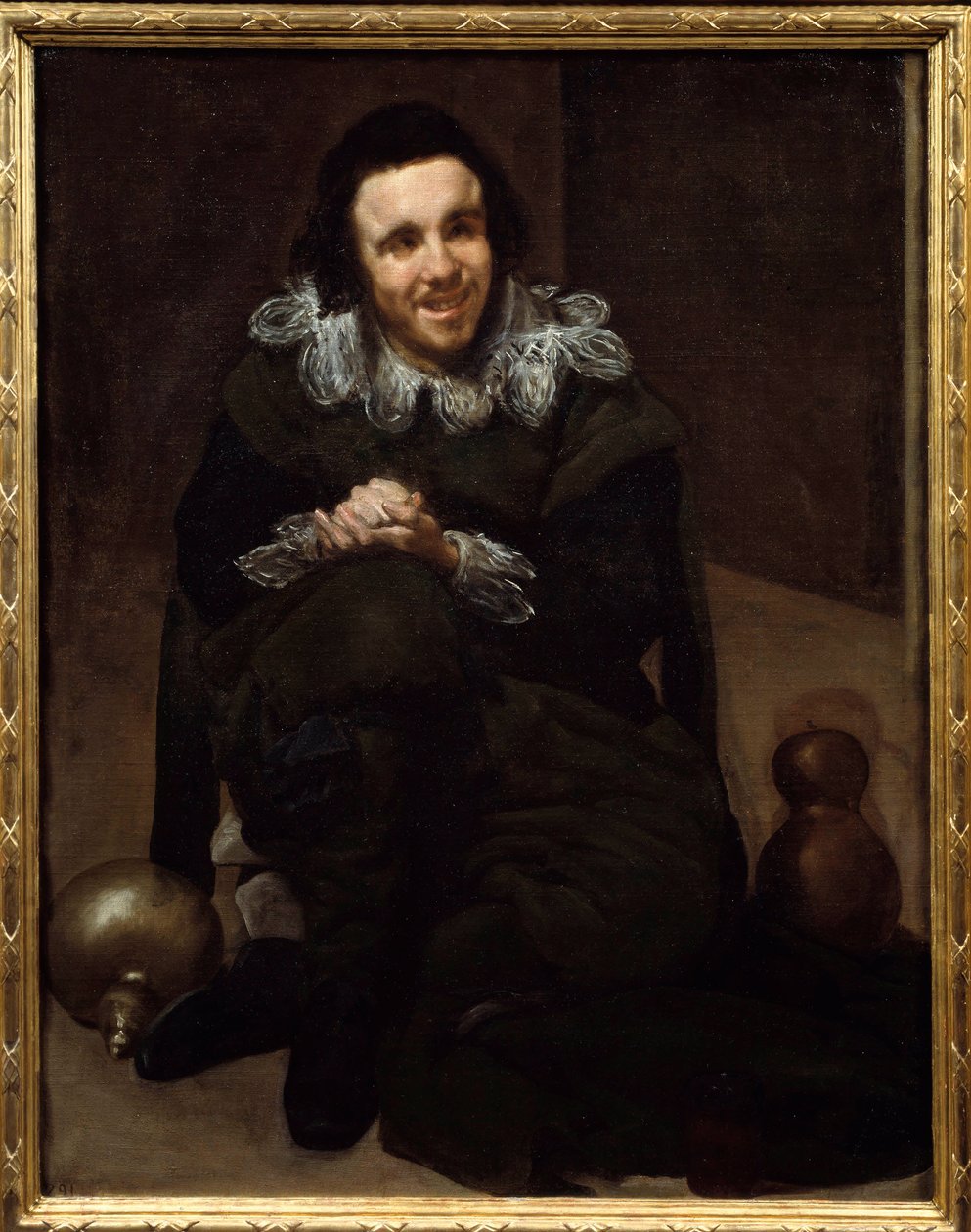 Jester Don Juan Pumpkinsin muotokuva. Diego Rodriguez de Silvan ja Velasquezin (1599-1660) maalaus tekijältä Diego Velázquez