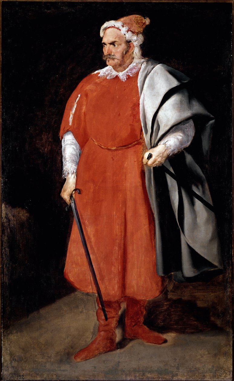 Jester Barbarroja (öljy kankaalle tekijältä Diego Velázquez