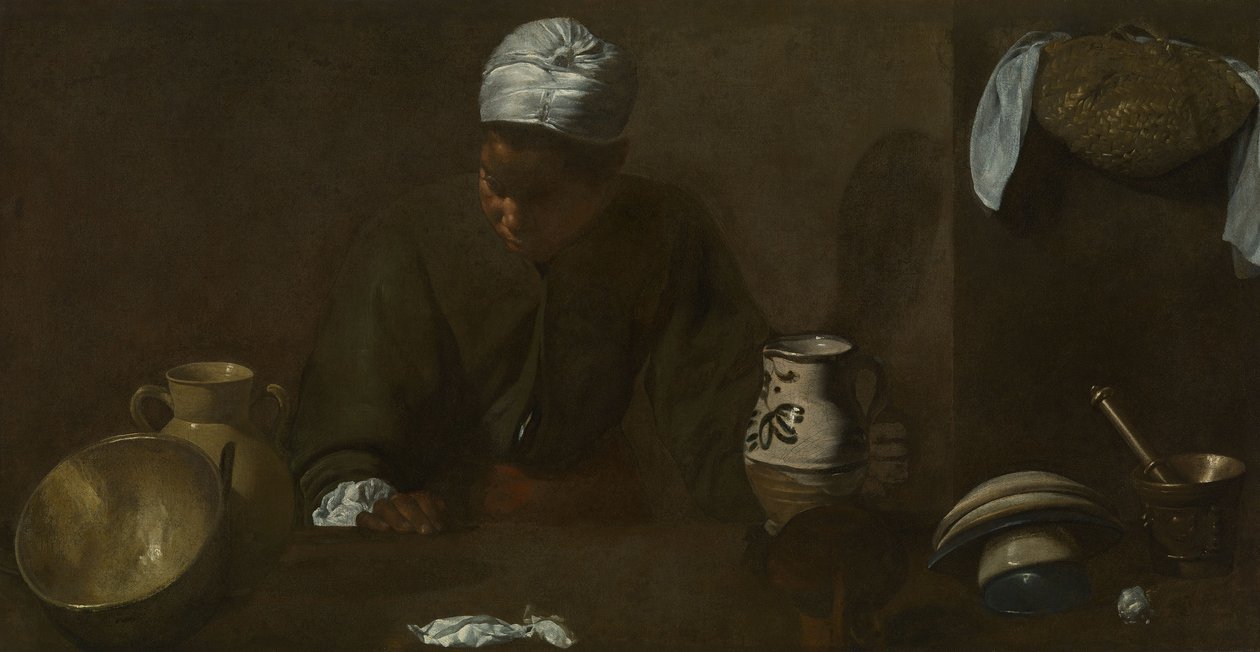 Keittiö kohtaus tekijältä Diego Velázquez