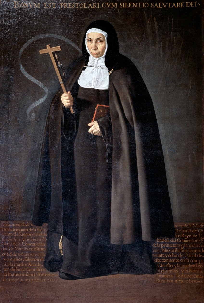 Abbess Jeronima de la Fuente, 1620. tekijältä Diego Velázquez