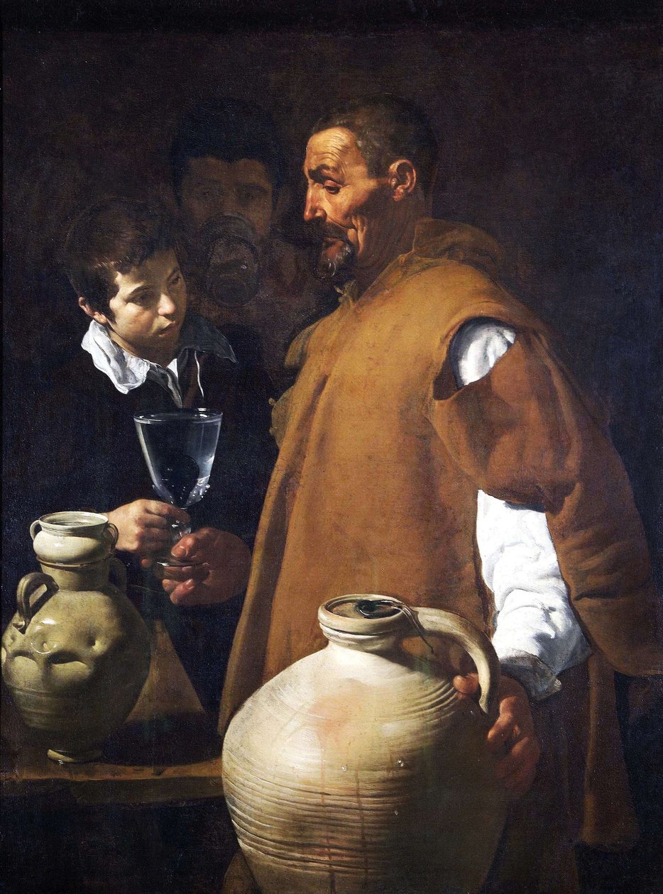 Sevillan vesiliikenteen harjoittaja tekijältä Diego Velázquez