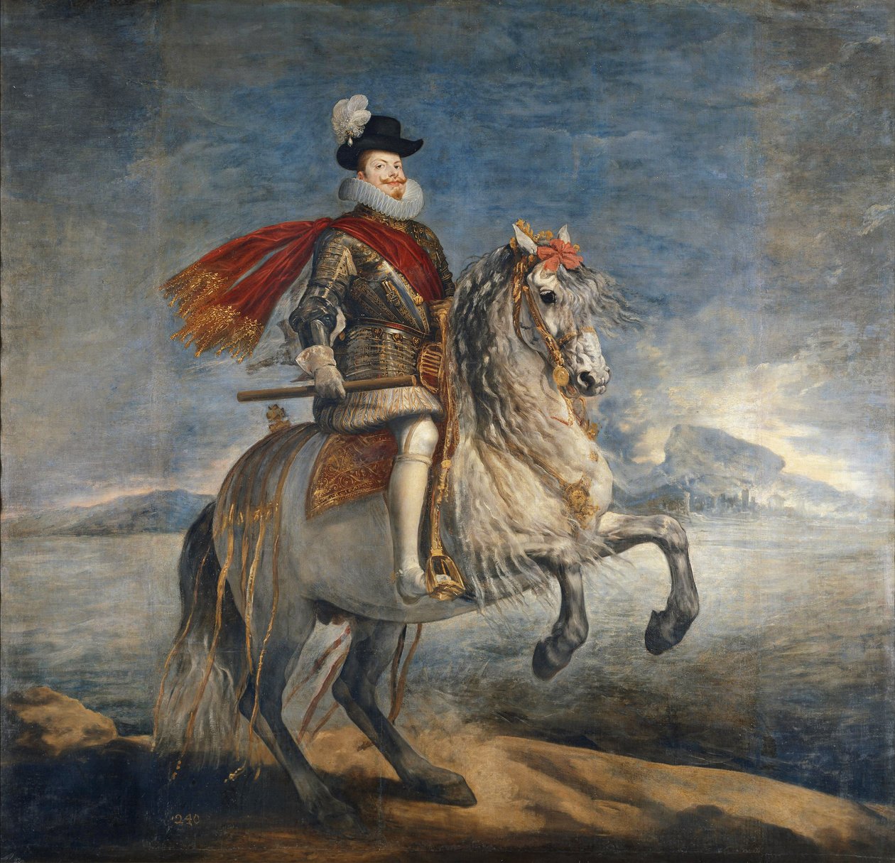 Philip III:n (1578-1621) ratsastusmuotokuva n. 1628-35 tekijältä Diego Velázquez