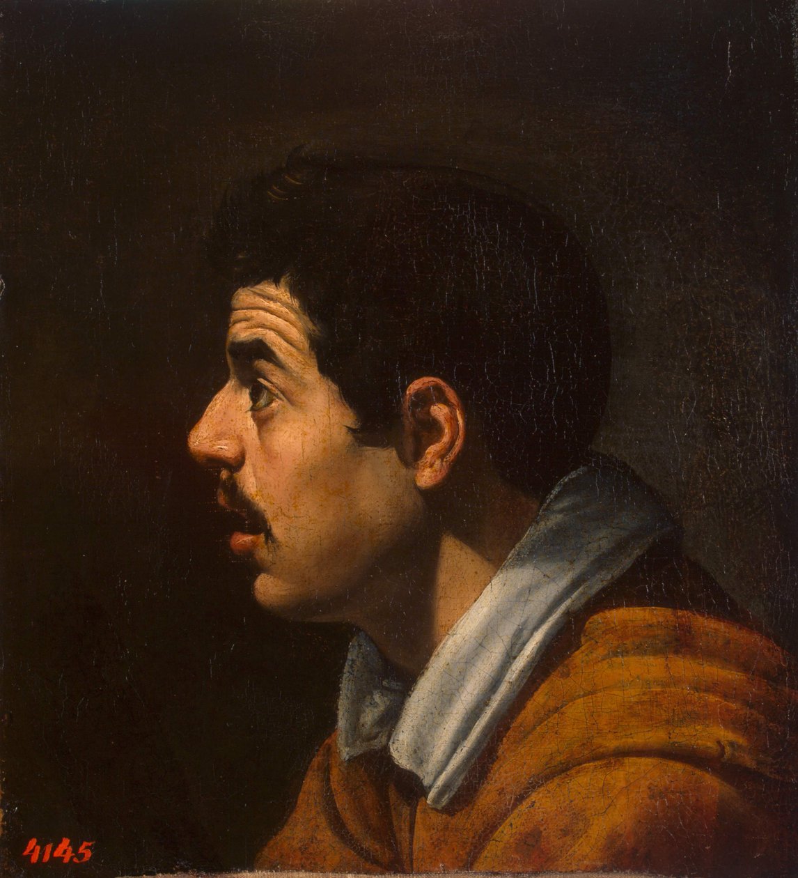 Profiilimiehen johtaja, c. 1616-1617 tekijältä Diego Velázquez