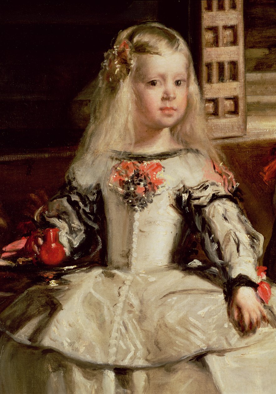 Las Meninas eli Philip IV:n perhe, n. 1656 (yksityiskohta) tekijältä Diego Velázquez