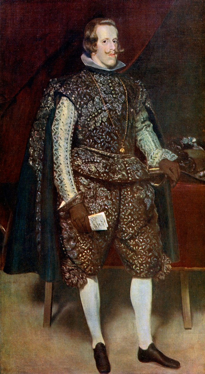 Philip IV Espanjan ruskeassa ja hopeassa, c1631-1632, 1912. tekijältä Diego Velázquez