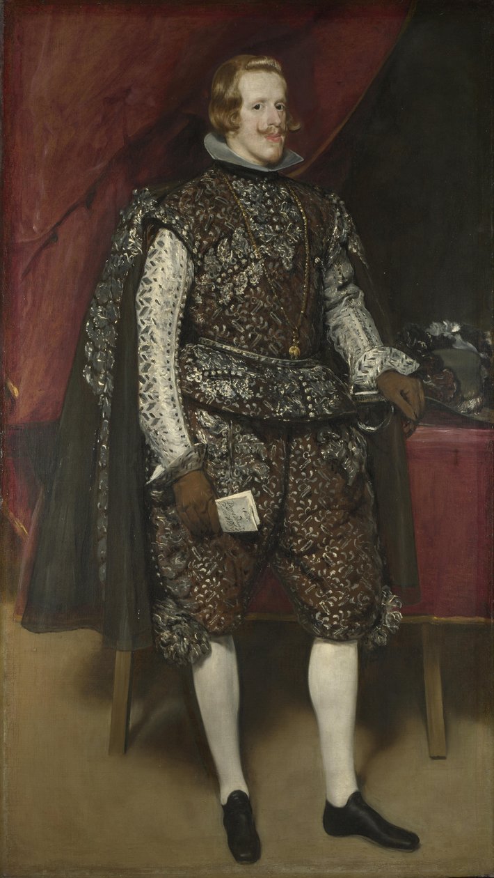 Philip IV Espanjan ruskeassa ja hopeassa, noin 1631 tekijältä Diego Velázquez