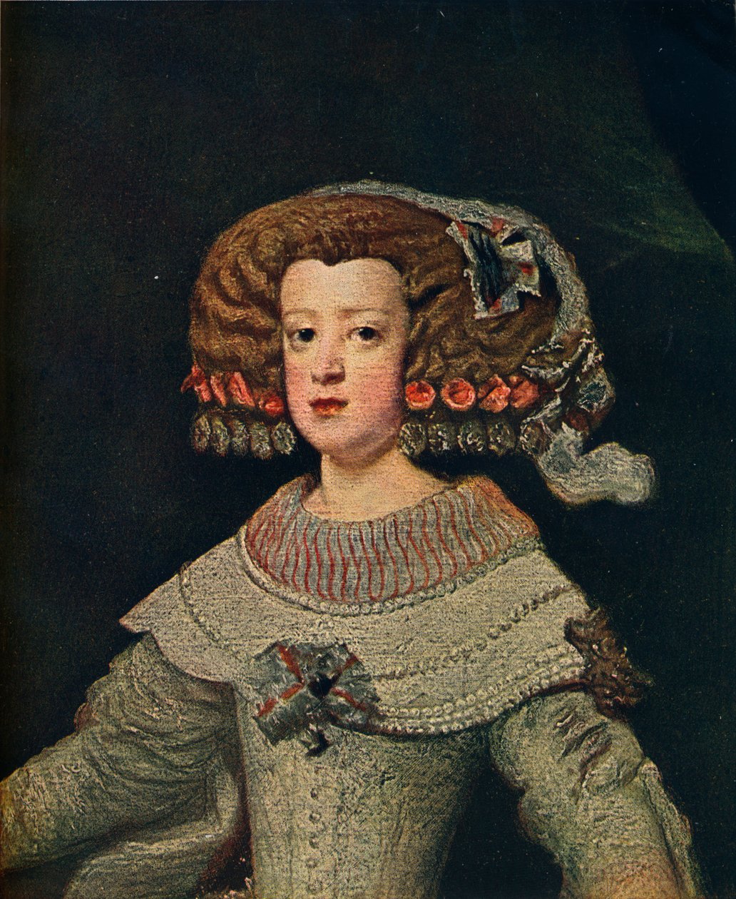 Kuningatar Marie-Anne, Itävallan Mariana, 1652, 1910, muotokuva tekijältä Diego Velázquez