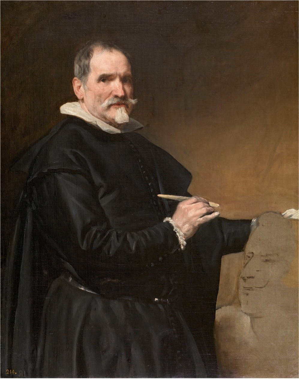 Juan Martínez Montañésin muotokuva 1568-1649, 1635-1636. tekijältä Diego Velázquez