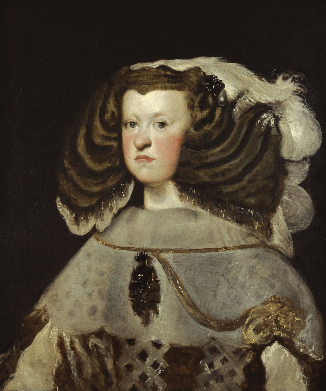 Itävallan Marianan muotokuva 16341696 tekijältä Diego Velázquez