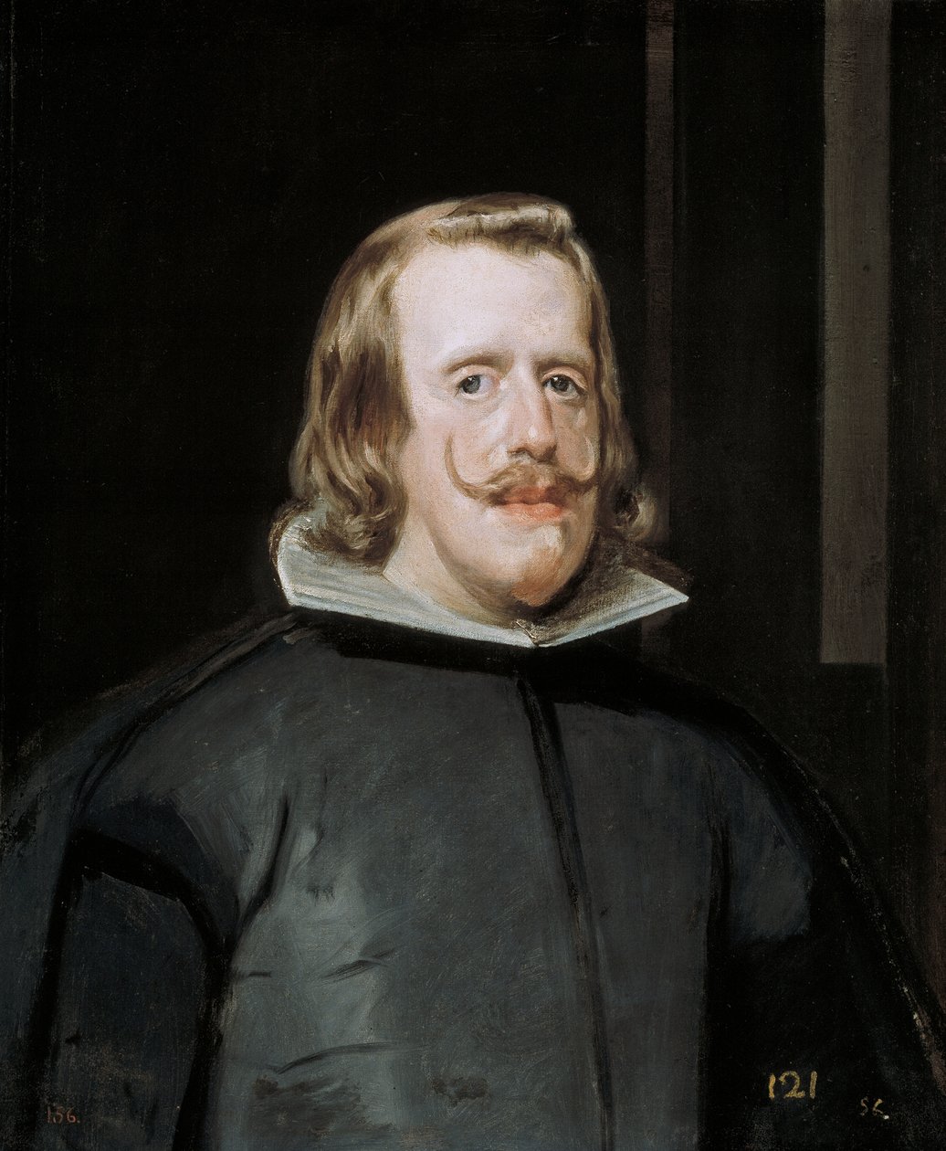 Espanjalaisen Filip IV:n muotokuva, n. 1653 tekijältä Diego Velázquez