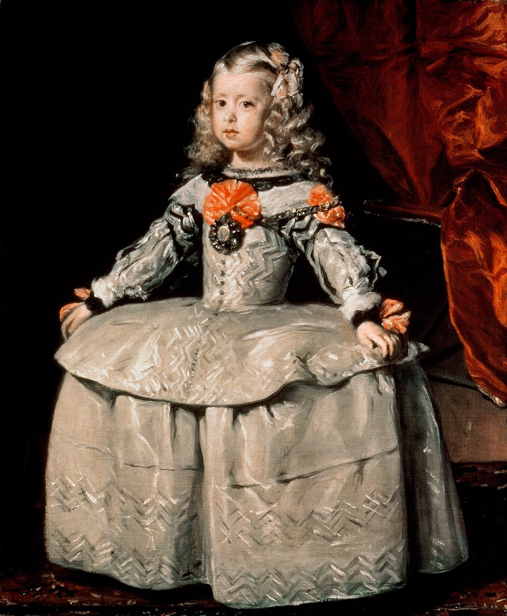 Viisivuotiaan Margaritan (1651-73) muotokuva, 1656 tekijältä Diego Velázquez