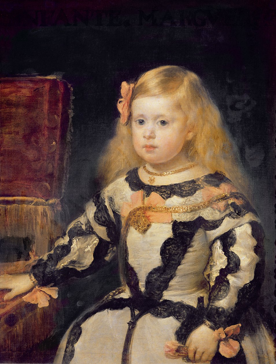 Infanta Maria Margueritan (1651-73) muotokuva 1654 tekijältä Diego Velázquez