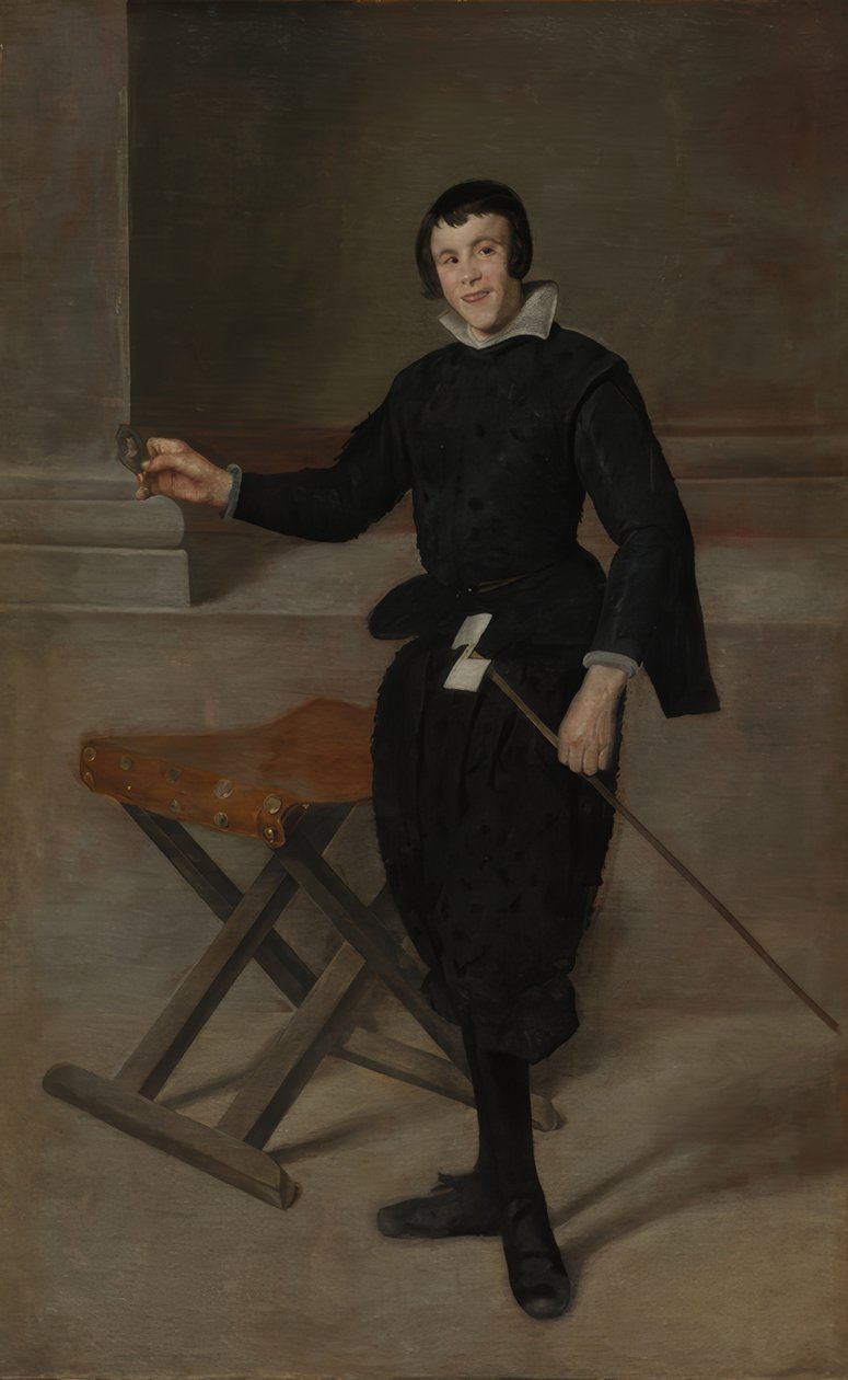 Muotokuva narri Calabazasista tekijältä Diego Velázquez