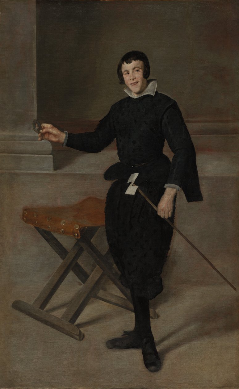 Muotokuva Jester Calabazasista, n. 1631-32. tekijältä Diego Velázquez