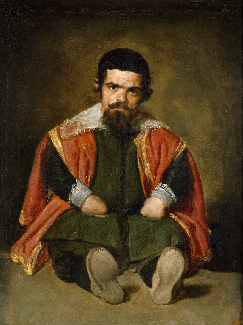 espanja: El bufón el Primo Sebastián de Morran muotokuvaa tekijältä Diego Velázquez