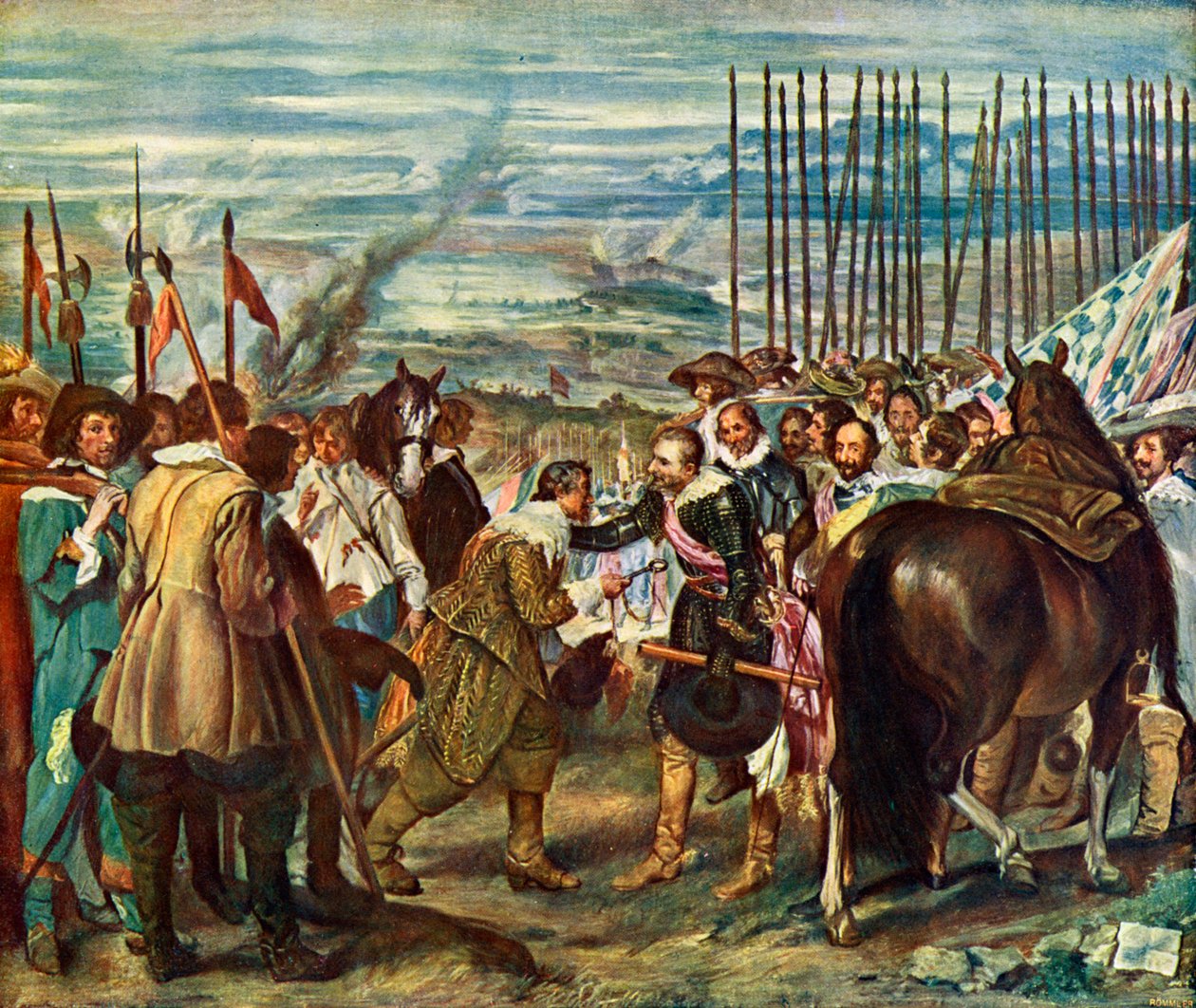 Breda The Spears antautuminen, 1634-1635. tekijältä Diego Velázquez
