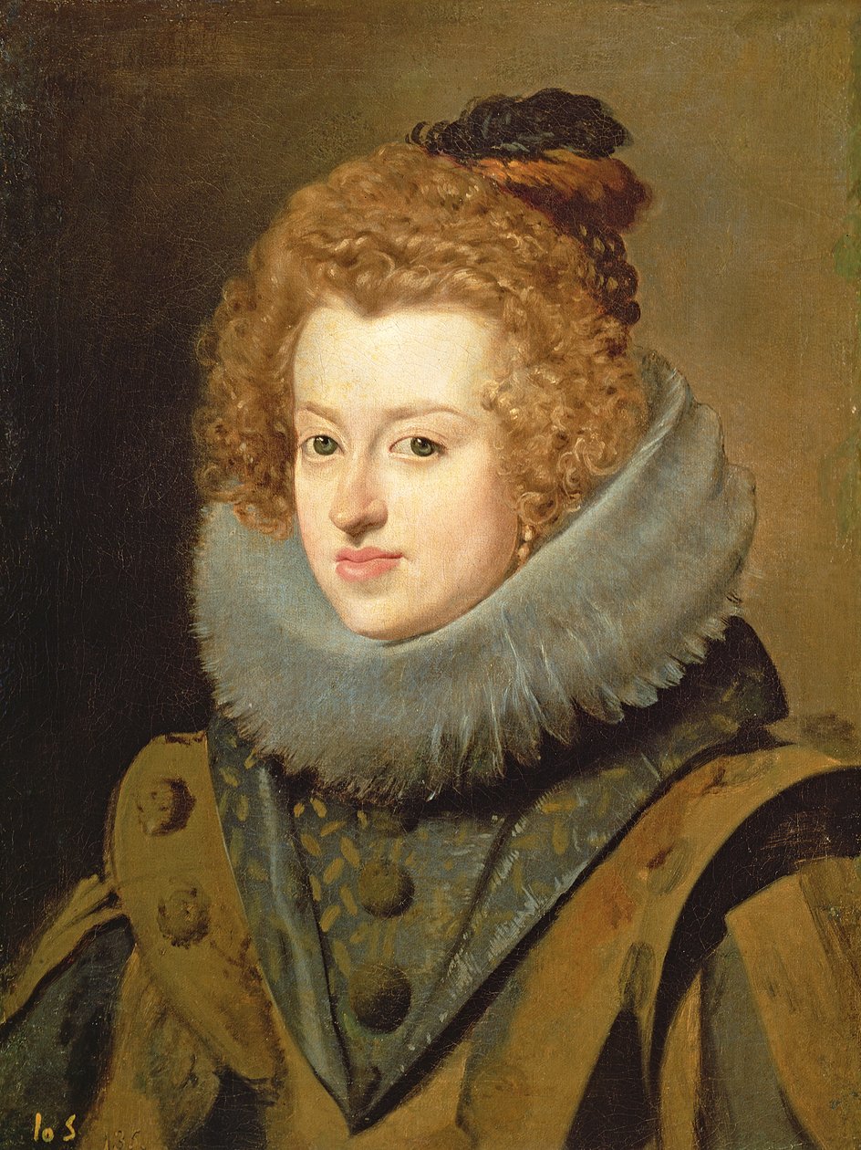 Itävallan Infanta Maria (1606-46) Unkarin kuningatar, 1630 tekijältä Diego Velázquez