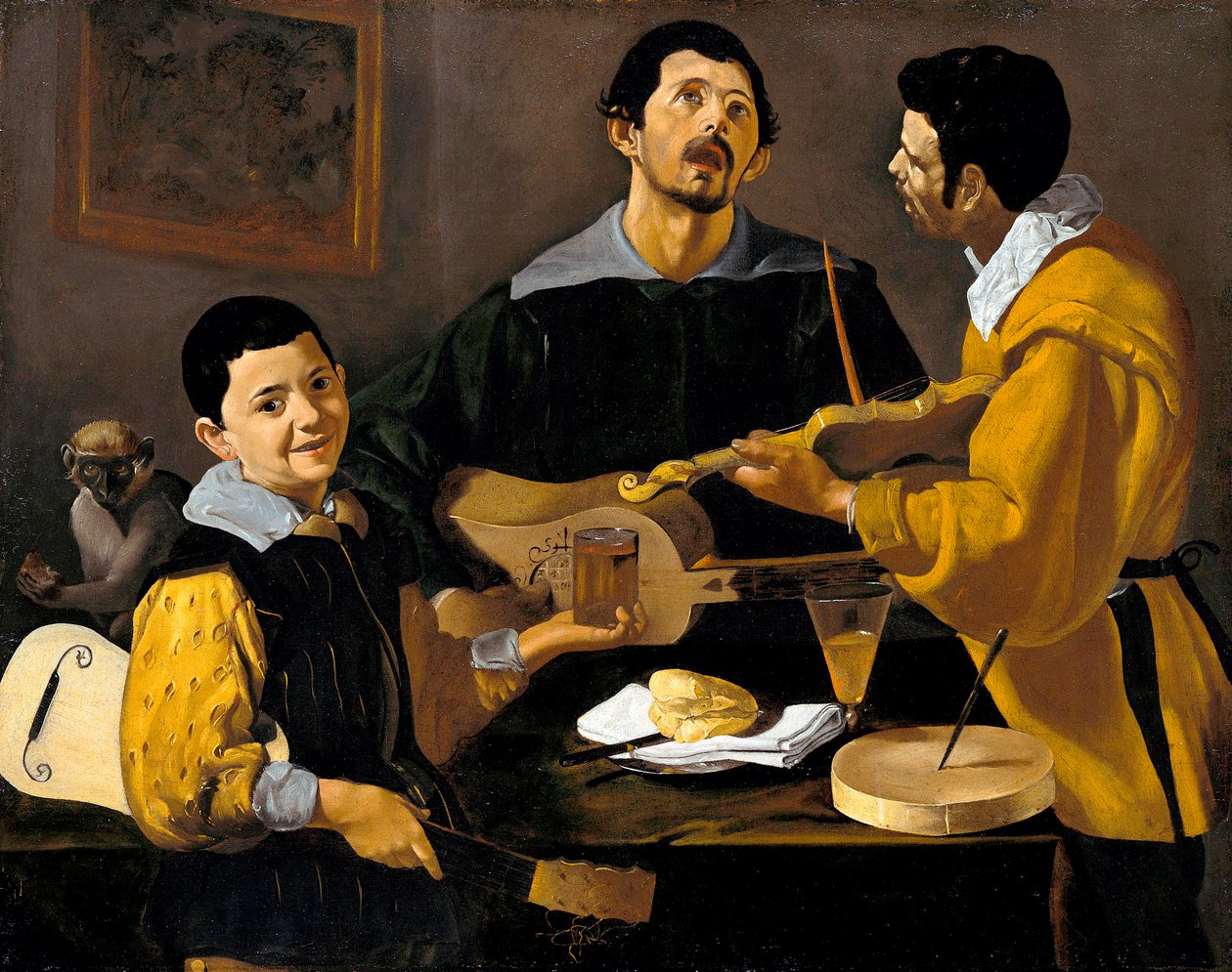 Kolme muusikkoa, noin 1616 tekijältä Diego Velázquez