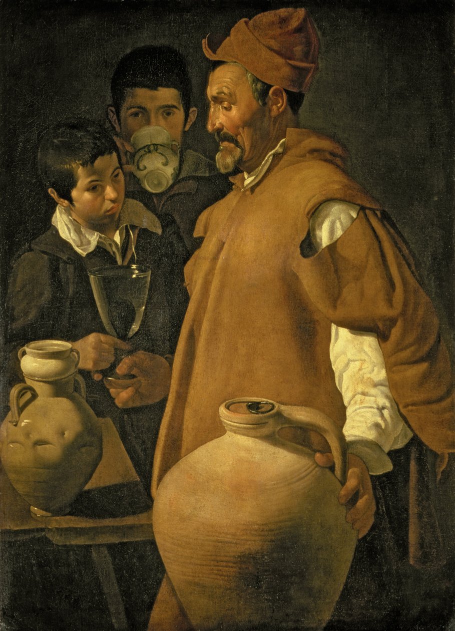 Sevillan vesimyyjä, noin 1620 tekijältä Diego Velázquez