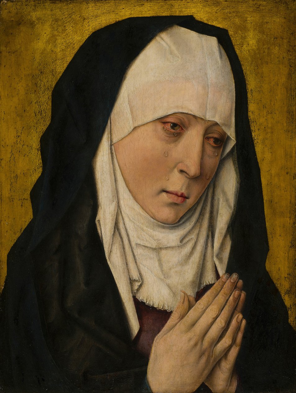 Mater Dolorosa Sorrowing Virgin, 14801500 tekijältä Dieric Bouts the Younger