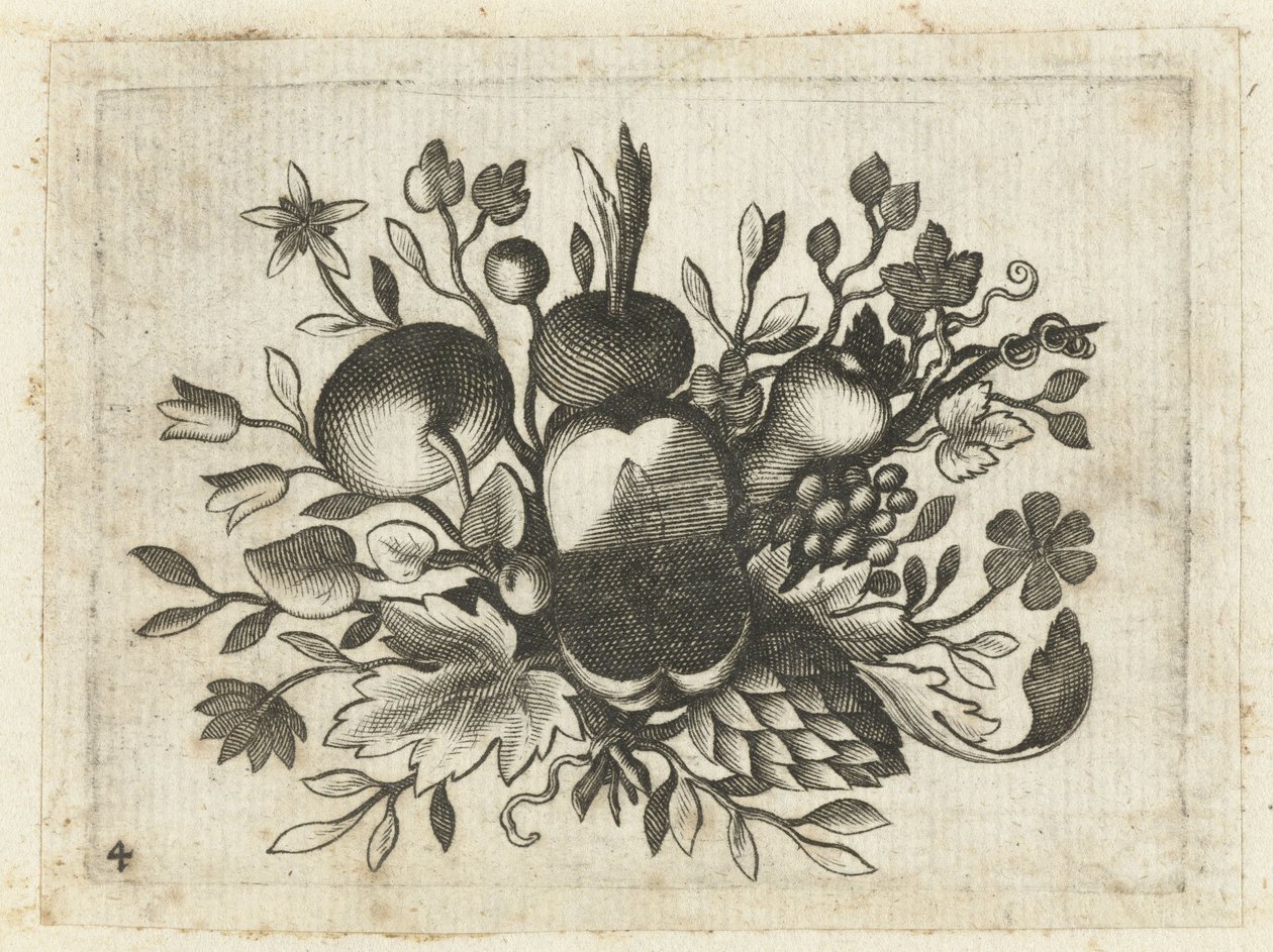 Festoen van Vrutten Matkustamiseen hyödyllinen pieni hedelmäkirja (sarjan nimi) tekijältä Dietrich Krüger (attributed to)