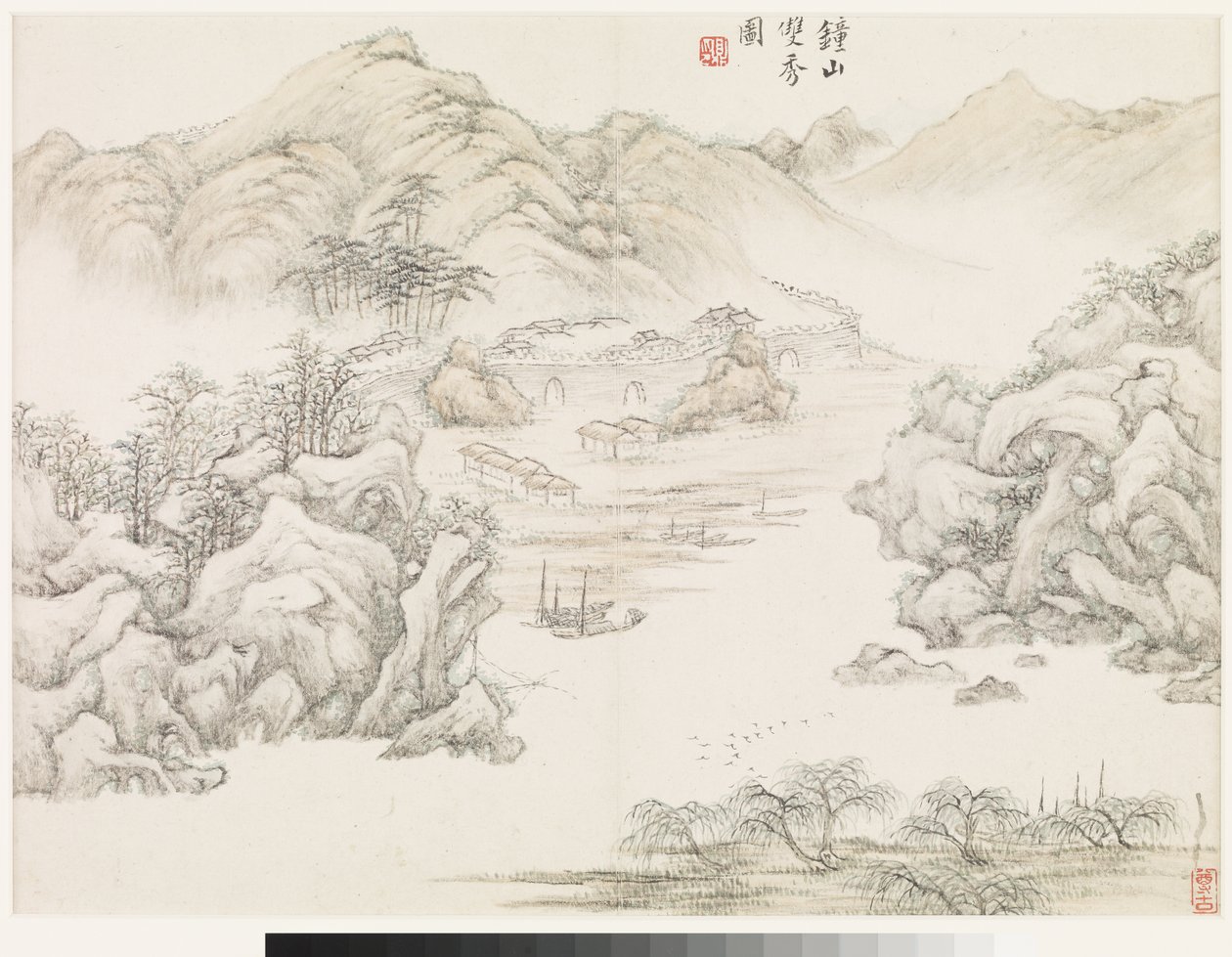 Maisemat menneiden mestareiden mukaan tekijältä Ding Huang