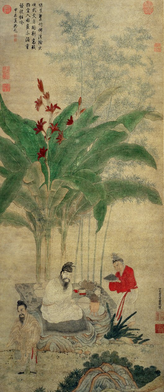 Kiehuvaa teetä, 1617 tekijältä Ding Yunpeng