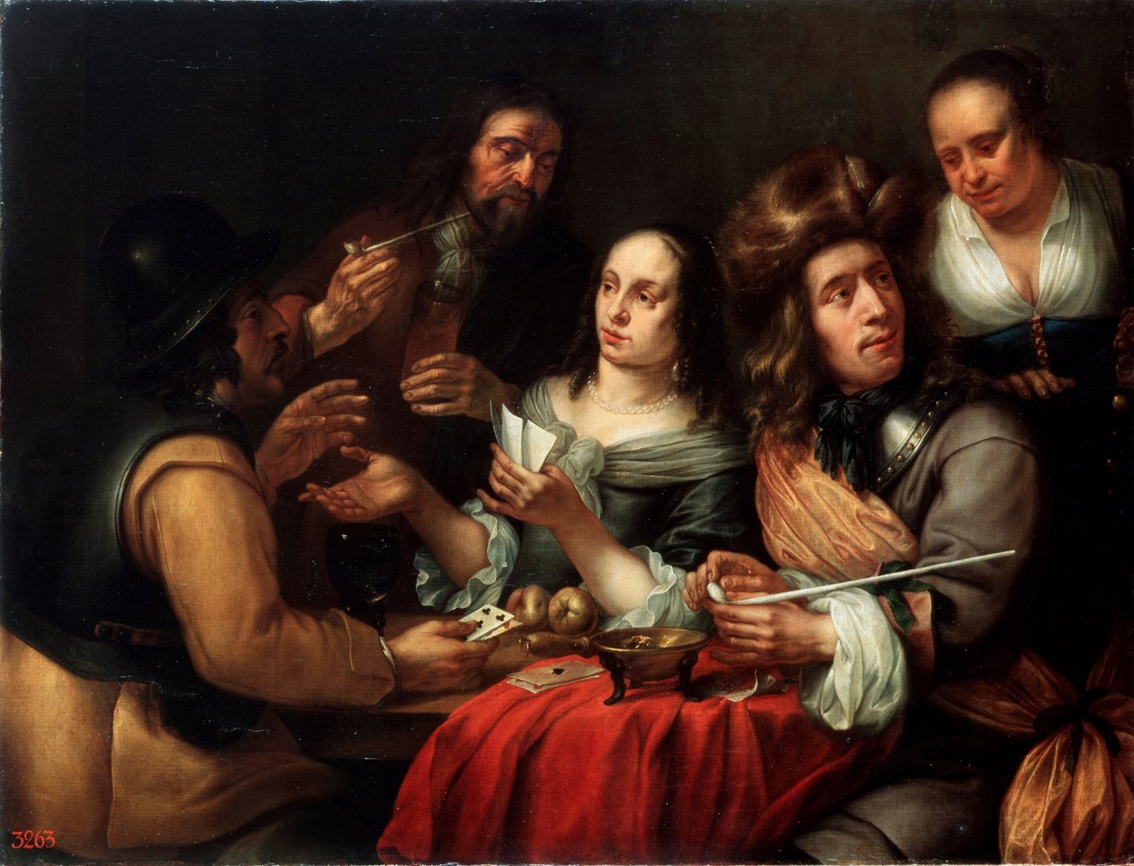 Korttipeli, 1600-luku tekijältä Dingeman van der Hagen