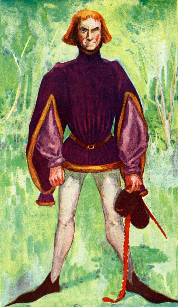 Miesten puku Edward IV:n hallituskaudella (1461-1483) tekijältä Dion Clayton Calthrop