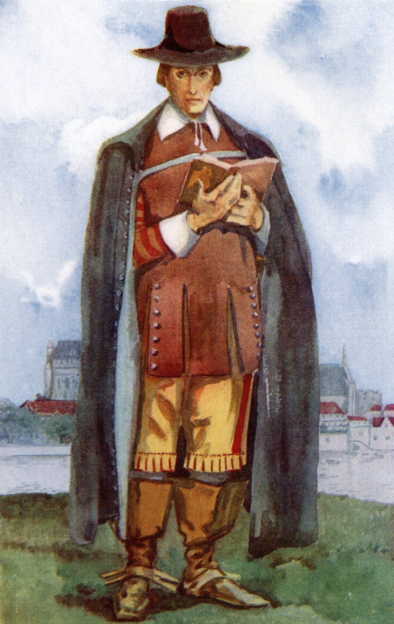 Miesten puku Cromwellien hallituskaudella (1649-1660) tekijältä Dion Clayton Calthrop