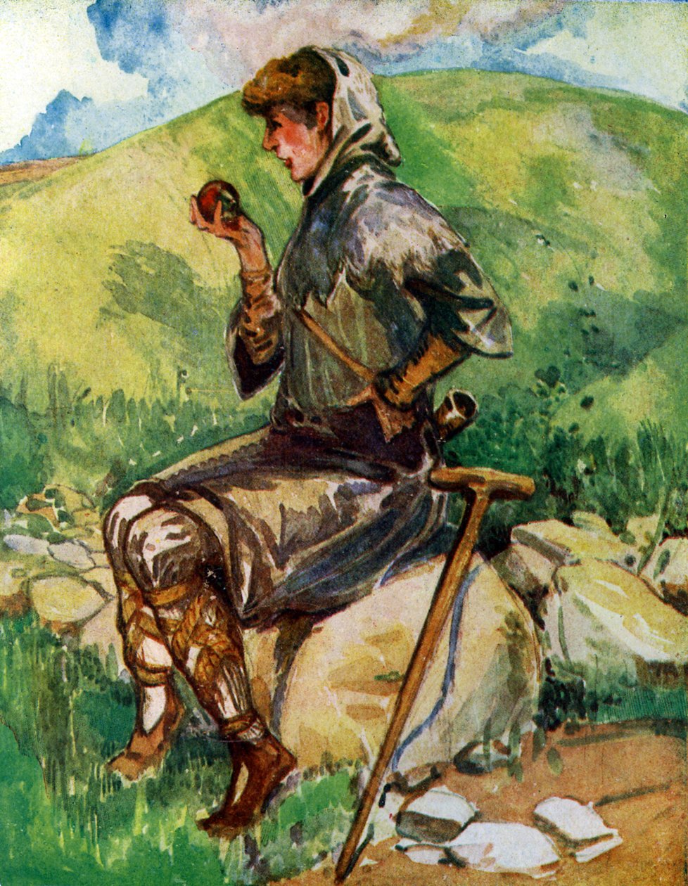 1200- ja 1300-luvun talonpojan puku tekijältä Dion Clayton Calthrop