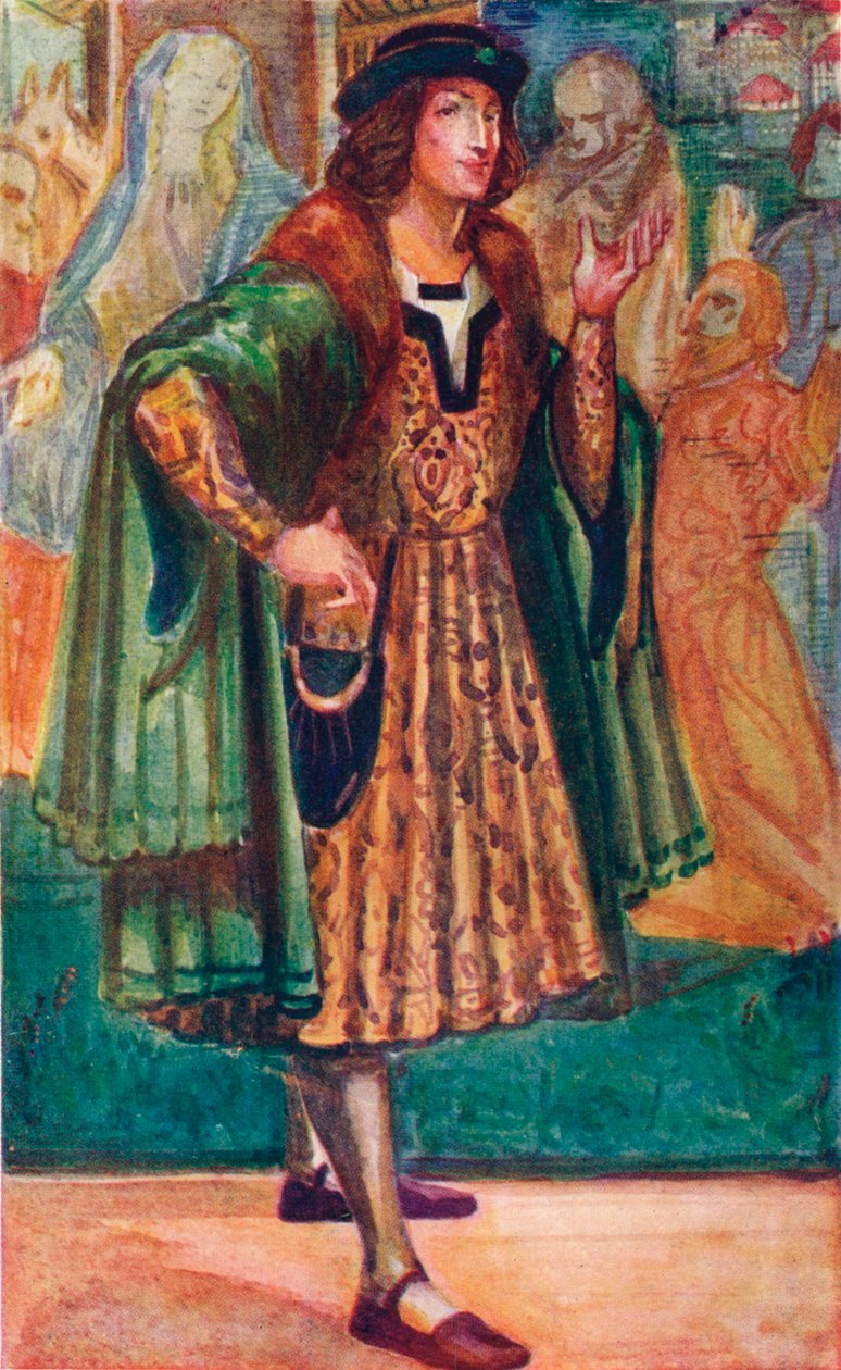 Richard III:n ajan mies, 1907 tekijältä Dion Clayton Calthrop