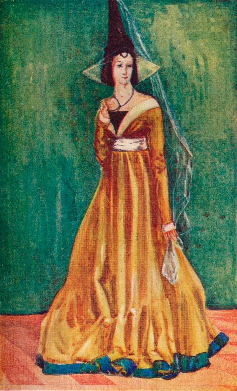 Edward IV:n ajan nainen, 1907 tekijältä Dion Clayton Calthrop