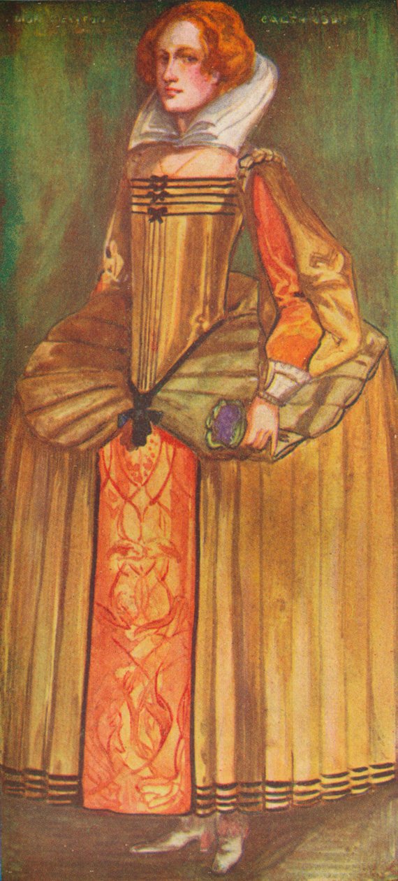 Elizabethin ajan nainen, 1907 tekijältä Dion Clayton Calthrop