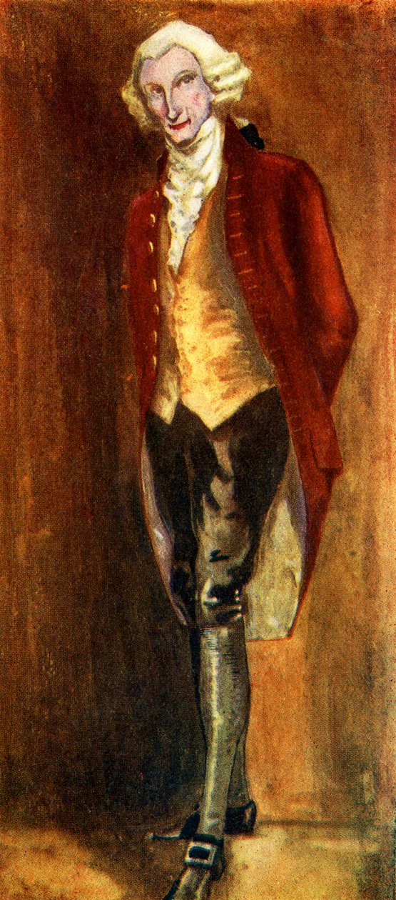 Miesten puku Yrjö III:n hallituskaudella (1760-1820) tekijältä Dion Clayton Calthrop